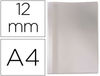 Tapa de encuadernacion termica de pvc y cartulina lomo de 12 mm caja de 100