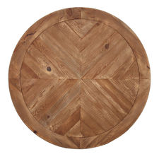 Tapa de madera wales circular