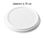 Tapa para vaso porex color blanco 7,5 cm diametro (120 ml), caja 1000 unidades - 1