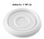 Tapa para vaso porex color blanco 7,7 cm diametro (200 ml). Economic-Line, caja - 1