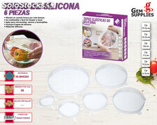 Tapas Elasticas Silicona 6 Piezas We houseware