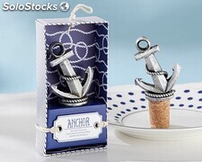 Tapón botella &quot;ancla anchor&quot; en caja regalo