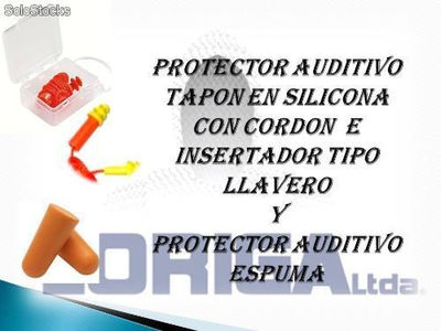 Tapones en silicona y orejeras diadema y de insertar a casco