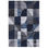 Tappeto collezione double colore blu 005 - 1
