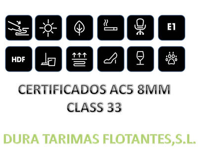 Tarima Ac5 8mm class 33 certificados y microbiselado - Foto 4