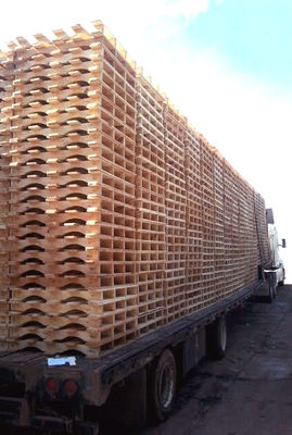 Tarima de madera con tratamiento termico