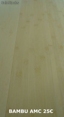 Tarima flotante bambu natural 3,5mm madera noble 16mm grosor barnizada
