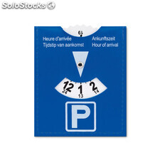 Tarjeta de aparcamiento de PVC azul MIMO9514-04