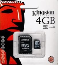 Tarjeta de memoria microSD 4 GB