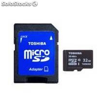 Tarjeta memoria micro secure digital sd 32gb uhs-1 clase 10 toshiba con