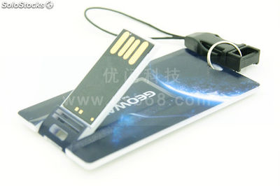 Tarjeta memoria USB2.0 promocional con impresión de imformación de empresa 149 - Foto 2