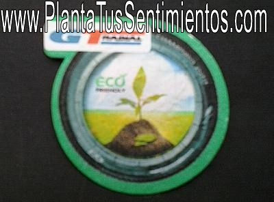 Tarjeta papel semilla 5x5cm: marketing ecológico - Foto 2
