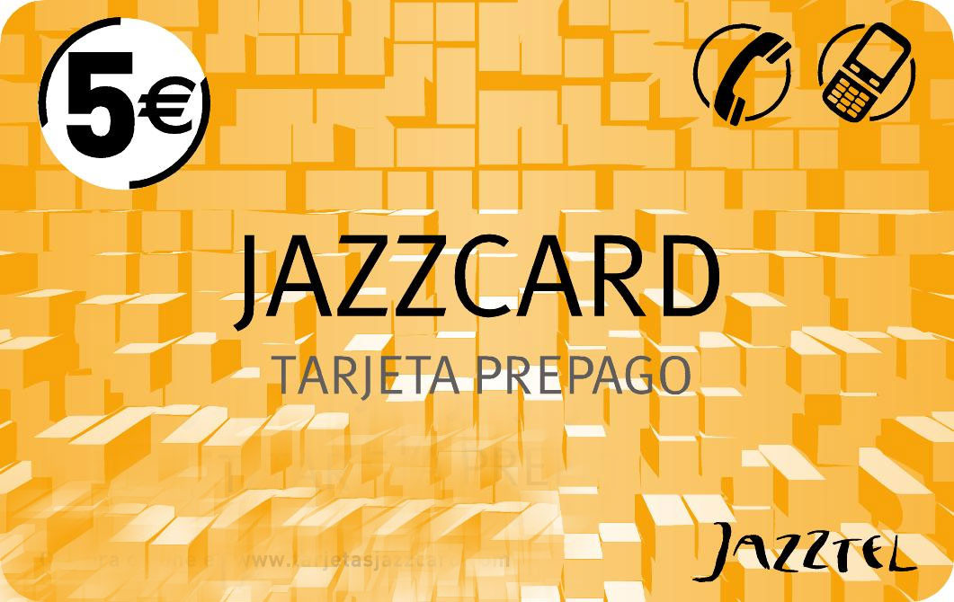 Tarjeta prepago jazzcard