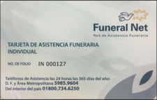 Tarjeta proteccion Funeraria