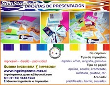 Tarjetas de presentación