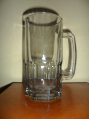 Tarro cervecero 1 litro, vidrio de primera