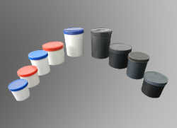 Tarros plásticos para distintas aplicaciones como pinturas, grasas, estuco, etc. - Foto 4