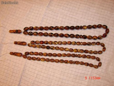 tasbih rozance mahometanskie z bursztynu amber komboloi - Zdjęcie 2