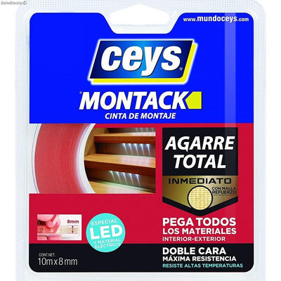 Taśma przylepna Ceys Montack (10 m x 8 mm)