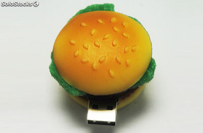 Tasty hamburger lecteur flash 8G clé usb mémoire bâton cadeau pendrive - Photo 2