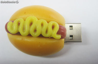 Tasty hamburger lecteur flash 8G clé usb mémoire bâton cadeau pendrive - Photo 3