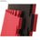Tatami piso profesional de 1,06 x 1,06mts x 4,0cm bicolor negro rojo y bordes - 1