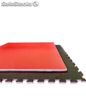Tatami puzzle 1000x1000x40 mm esterilla reversible antideslizante suelo para