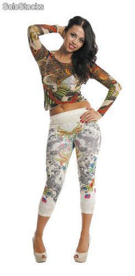 Tattoo skin unisex leggings