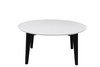 Tavolino design laccato bianco e nero LARGO - Foto 1