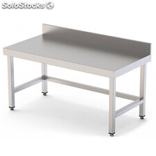 Tavolo da parete in acciaio inox 1600x600x850 mm