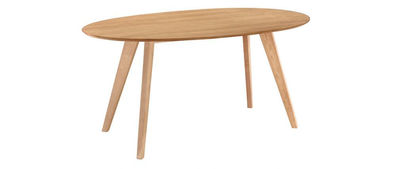 Tavolo da pranzo design scandinavo ovale quercia MARIK