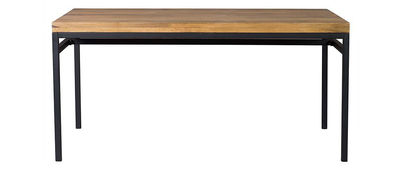 Tavolo da pranzo industriale 160x90cm legno di mango bruto e metallo YPSTER - Foto 2