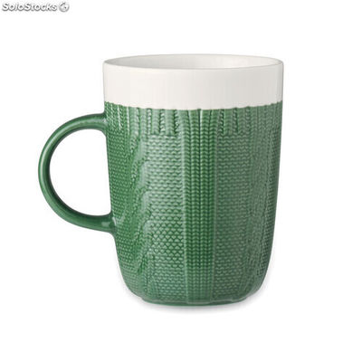 Taza cerámica 310 ml verde MIMO6321-09
