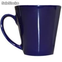 Taza de ceramica conica - azul - Modelo:TR-550