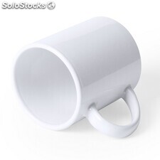 Taza de cerámica de 250ml de capacidad en color blanco