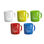 Taza de plástico WASAT de colores variados de 370ml. - 1