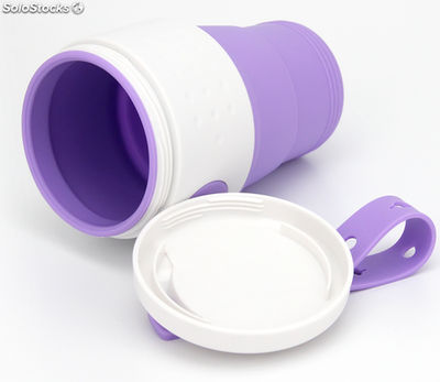 taza de silicona plegable taza de café de grado alimenticio sin BPA alta calidad - Foto 4