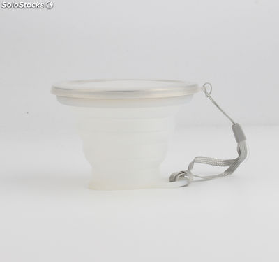 Taza de viaje plegable de silicona Vaso para beber expandible modelo nuevo ref 5 - Foto 5