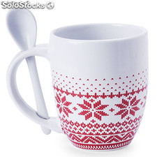 Taza detalles con cuchara