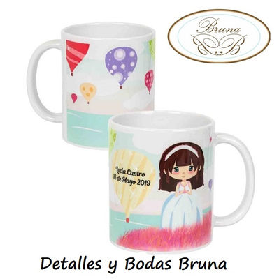 Tazas Personalizadas para Comunión Niña. Detalles Comunión - Foto 4