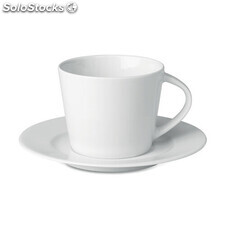 Tazza cappuccino e piattino bianco MIMO9080-06