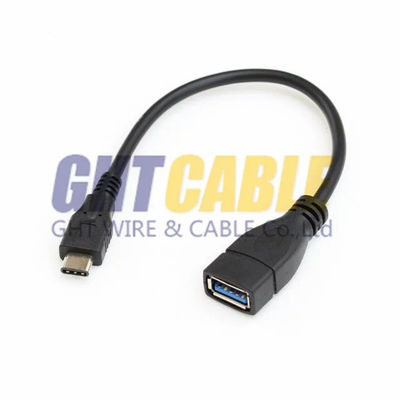 TC011 USB3.1 Type-c to 3.0 a f-otg u-disk cable;Cu, od: 4.0MM, Lenghth: 20CM - Foto 2