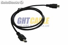 TC015 type-c to mini USB2.0 cable;Cu, od: 4.0MM, Length: 1M