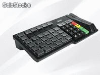 Teclado 55 teclas c/leitor trilha 2 ps2