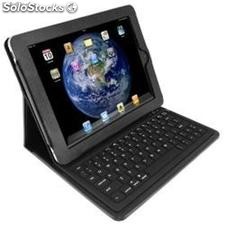 Teclado Bluetooth Funda de piel para el iPhone de Apple ipad2