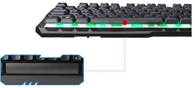 teclado brillante de suspensión K150 teclado ordenador - Foto 2
