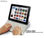 Teclado Keyboard Alumínio com Bluetooth Para Mac，iPhone，iPad 2 and Tablet - 1