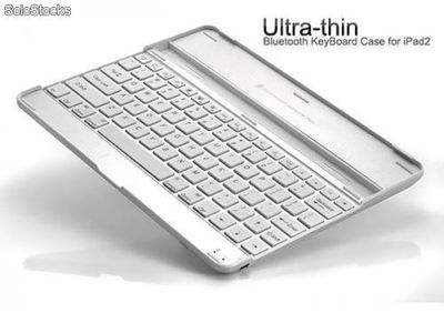 Teclado Keyboard Alumínio com Bluetooth Para Mac，iPhone，iPad 2 and Tablet - Foto 2