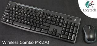 Teclado/ mouse s/ fio logitech MK270 preto