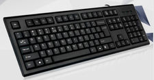 teclado usb impermeable con ángulo redondo KR-85P